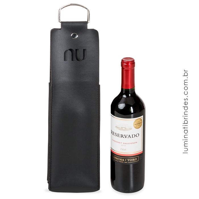 Estojo Para Vinho Leather